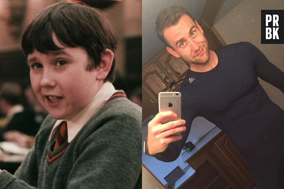 Matthew Lewis dans le premier film Harry Potter VS aujourd'hui