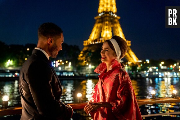 Emily in Paris saison 2 : Lucien Laviscount (Alfie) et Lily Collins (Emily)