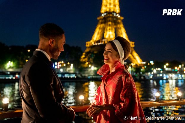 Emily in Paris saison 2 : Lucien Laviscount (Alfie) et Lily Collins (Emily)
