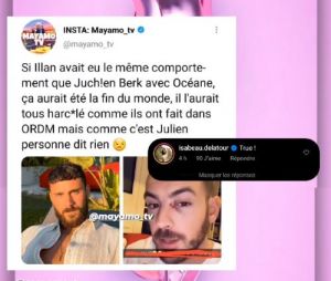 Julien Bert (Les Marseillais VS Le Reste du Monde 6) clashé par beaucoup d'internautes... dont Isabeau