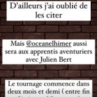 Les Apprentis Aventuriers 6 : Océane et Julien Bert, Giuseppa et Paga... Le casting fuite