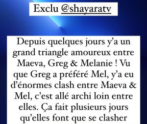 Maeva Ghenam vs Mélanie ORL : un gros clash selon Shayara TV