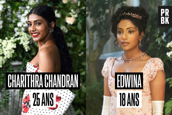 La Chornique des Bridgerton saison 2 : l'âge de Charithra Chandran vs celui d'Edwina