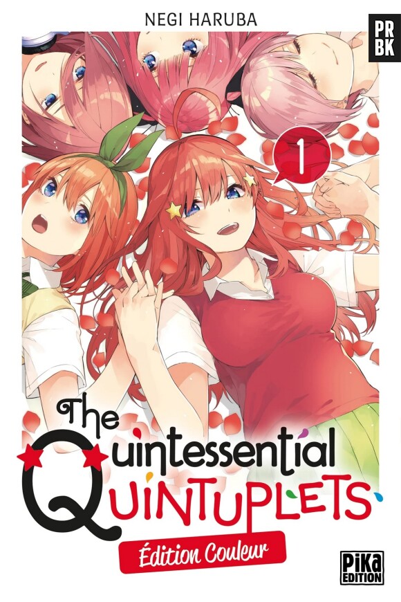 Les sorties mangas du mois de mars 2022 : The Quintessential Quintuplets - Tome 1 Edition couleur (Pika Edition)