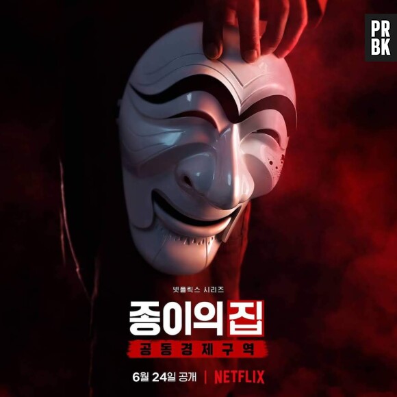 L'affiche de La Casa de Papel : Corée, sur Netflix le 24 juin 2022