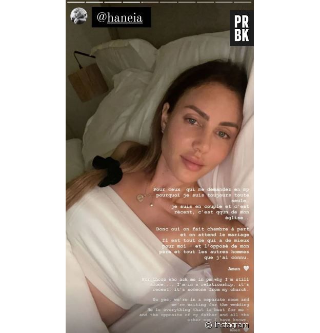 Haneia annonce être en couple.