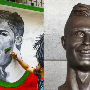 Cristiano Ronaldo défiguré et humilié par des artistes, le portrait va vous faire cauchemarder