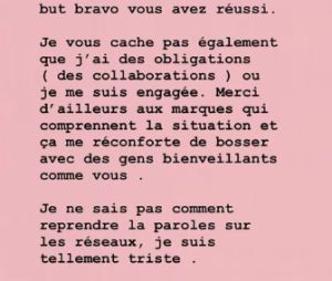 Anaïs Camizuli s'adresse cash à ses haters