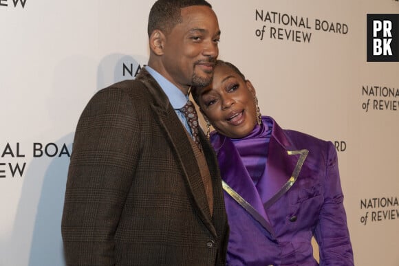 Will Smith et Aunjanue Ellis au photocall du gala "2022 National Board Review Awards" à New York, le 15 mars 2022.  Photocall of the 2022 National Board of Review Awards Gala at Cipriani 42nd St in New York. March 15th, 2022. 