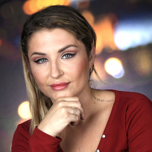 Portrait de Amandine Pellissard lors de l'enregistrement de l'émission "Chez Jordan". Le 7 septembre 2022 © Cédric Perrin / Bestimage  