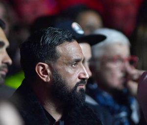 Cyril Hanouna - Les célébrités assistent au combat international de boxe poids lourd de 10 rounds opposant le français Tony Yoka au français d'origine camerounaise Carlos Takam au Zénith de Paris, France, le 11 mars 2023. © Veeren/Bestimage 