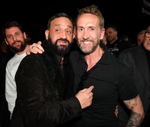 Cyril Hanouna et Philippe Caverivière - Les célébrités assistent au combat international de boxe poids lourd de 10 rounds opposant le français Tony Yoka au français d'origine camerounaise Carlos Takam au Zénith de Paris, France, le 11 mars 2023. © Veeren/Bestimage 