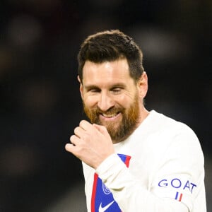 Lionel Leo Messi (PSG) - Match de football Ligue 1 Uber Eats Angers Vs PSG (Paris Saint-Germain) 0-2 à Angers le 21 avril 2023. © JB Autissier / Panoramic / Bestimage  Football - League 1 Uber Eats - Angers Vs PSG (0-2) in Angers on 21/04/2023 