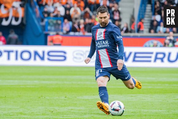 Lionel Messi (Paris SG) - Match de Ligue 1 Uber Eats Paris SG - FC Lorient (1-3) au Parc des Princes à Paris, France le 30 Avril 2023. © Baptiste Autissier / Panoramic / Bestimage 