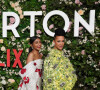 Charithra Chandran, Golda Rosheuvel à la première de la saison 2 de la série "Bridgerton" à Londres, le 22 mars 2022.  Celebrities attend Bridgerton Season 2 Premiere, Tate Modern, London 