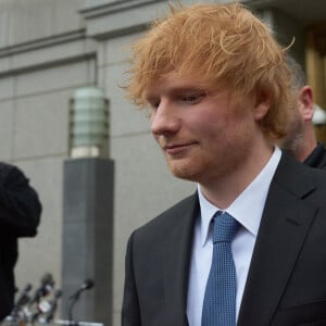 Son nouvel album nommé "Subtract" vendredi 5 mai. Son dernier tour de piste ?
Ed Sheeran à la sortie du tribunal à New York. Ed Sheeran est accusé de plagiat par la famille de Marvin Gaye. New York, le 27 avril 2023.


