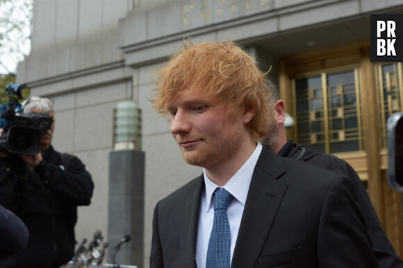 Son nouvel album nommé "Subtract" vendredi 5 mai. Son dernier tour de piste ?
Ed Sheeran à la sortie du tribunal à New York. Ed Sheeran est accusé de plagiat par la famille de Marvin Gaye. New York, le 27 avril 2023.


