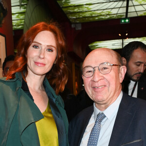 Audrey Fleurot et Jacques Pessis - Inauguration de la statue de cire de "Audrey Fleurot" au musée Grévin à Paris le 16 mars 2023. © Coadic Guirec/Bestimage 