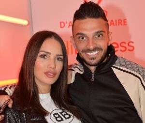 Julien Tanti et sa compagne Manon Marsault lors de la soirée du 9ème anniversaire du site en ligne "AliExpress.com" à Paris, le 28 mars 2019. © Veeren/Bestimage