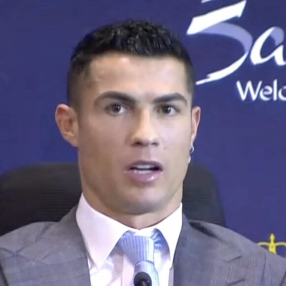 Capture d'écran de Cristiano Ronaldo qui rejoint officiellement le club saoudien Al-Nassr FC, en Arabie, Saoudite, le 3 janvier 2023.