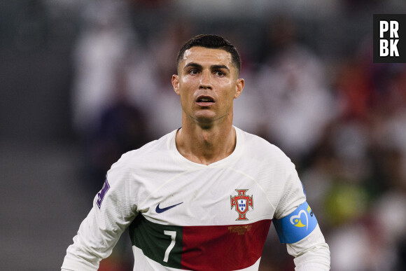 Cristiano Ronaldo pendant le match Portugal - Corée du Sud (1-2) lors de la Coupe du Monde 2022 au Qatar (FIFA World Cup Qatar 2022), le 2 décembre 2022.