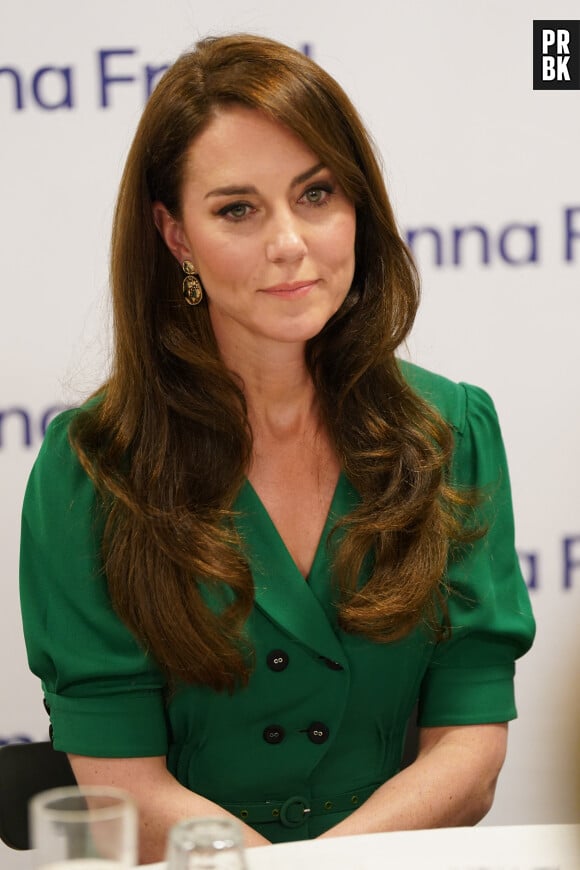 Catherine (Kate) Middleton, princesse de Galles,visite le Centre Anna Freud, un centre de recherche, de formation et de traitement sur la santé mentale des enfants à Londres, Royaume Uni, le 18 mai 2023. 