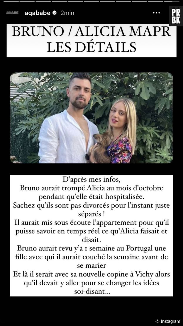 Aqababe révèle que Bruno aurait déjà retrouvé quelqu'un !