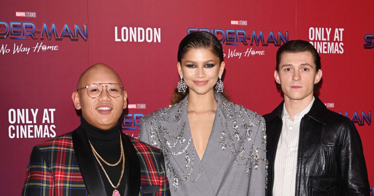Zendaya et son compagnon Tom Holland, Jacob Batalon à la première du