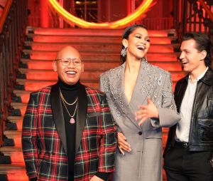 Jacob Batalon Zendaya et Tom Holland à la première du film "Spider-Man: No Way Home" à Londres, le 5 décembre 2021.  "Spider-Man: No Way Home" premiere in London, December 5th, 2021. 