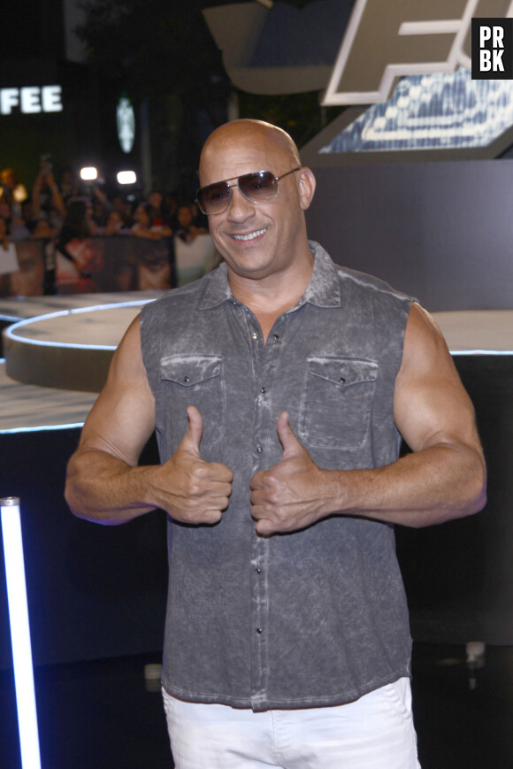 Vin Diesel à la première du film "Fast & Furious X" à Mexico, le 16 mai 2023. © Carlos Tischler/eyepix via Zuma Press/Bestimage
