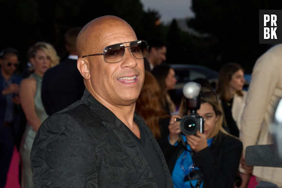 Vin Diesel à la première du film "Fast & Furious X" à Rome, le 12 mai 2023.
