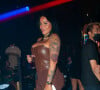 Exclusif - Sarah Fraisou au Blu Club Dubaï lors du showcase de Gims pendant la soirée "La Parisienne" à Dubaï le 13 Novembre 2021. Nicolas Briquet / Bestimage  