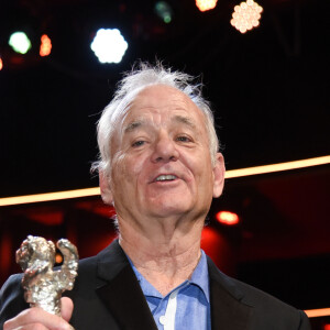 Bill Murray (Ours d'argent du meilleur réalisateur pour Wes Anderson pour son film "Isle of Dogs") - Cérémonie de clôture du 68ème Festival du Film de Berlin, La Berlinale. Le 24 février 2018