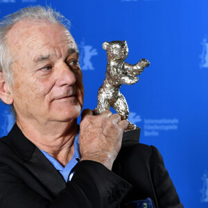 Bill Murray (Ours d'argent du meilleur réalisateur pour Wes Anderson pour son film "Isle of Dogs") - Press room du 68ème Festival du Film de Berlin, La Berlinale. Le 24 février 2018
