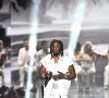 Un trophée honorifique qu'il doit au succès de son morceau "Die", qui compte près de 120 millions d'écoutes sur Spotify.
Exclusif - Gazo qui a reçu le prix de la chanson la plus "streamée" - Enregistrement de l'émission "La chanson de l'année" dans les Arènes de Nîmes, présentée par N.Aliagas et diffusée le 17 juin sur TF1 © Bruno Bebert-Christophe Clovis / Bestimage