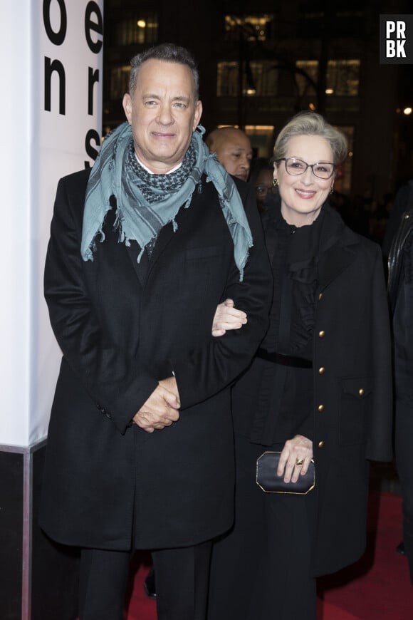 Tom Hanks et Meryl Streep - Avant-première du film "Pentagon Papers" au cinéma l'UGC Normandie à Paris, France, le 13 janvier 2018. © Borde-Coadic/Bestimage 