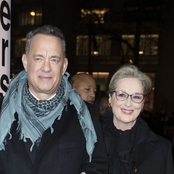 Tom Hanks et Meryl Streep - Avant-première du film "Pentagon Papers" au cinéma l'UGC Normandie à Paris, France, le 13 janvier 2018. © Borde-Coadic/Bestimage 
