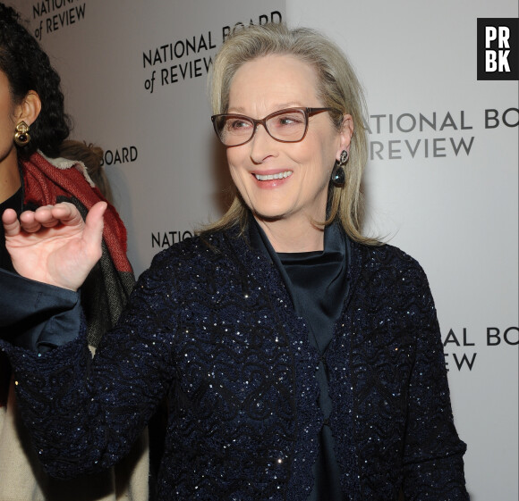 Meryl Streep - Célébrités à la soirée de gala des National Board of Review Annual Awards à New York City, New York, Etats-Unis, le 9 janvier 2018. 