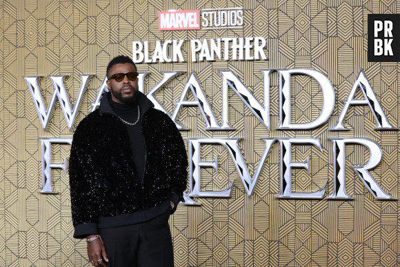 Winston Duke - Première du film "Black Panther : Wakanda Forever" à Londres. Le 3 novembre 2022