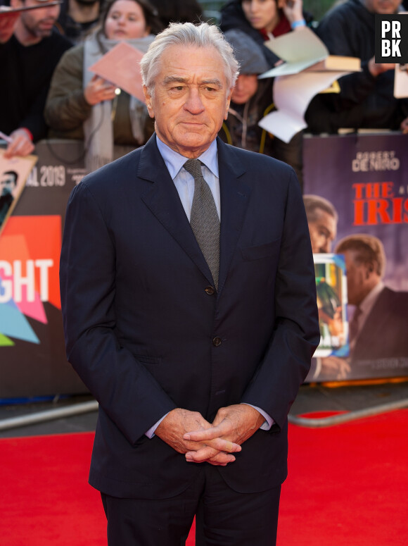 Robert De Niro à la première du film "The Irishman" lors de la clôture du 63ème Festival International du Film de Londres (BFI), le 13 octobre 2019. 