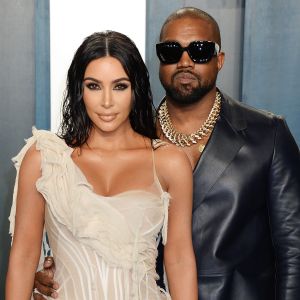Kim Kardashian et Kanye West ont formé un couple iconique.
Kim Kardashian et son mari Kanye West - People à la soirée "Vanity Fair Oscar Party" après la 92ème cérémonie des Oscars 2020 au Wallis Annenberg Center for the Performing Arts à Los Angeles, le 9 février 2020.