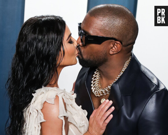 Mais ils ont fini par se séparer et divorcer en 2021.
Kim Kardashian et son mari Kanye West - People à la soirée "Vanity Fair Oscar Party" après la 92ème cérémonie des Oscars 2020 au Wallis Annenberg Center for the Performing Arts à Los Angeles, le 9 février 2020.