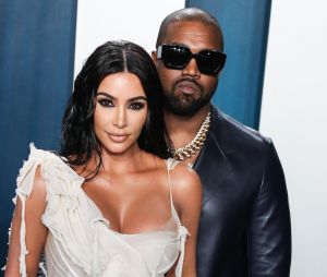 Kim Kardashian West, Kanye West - Photocall de la soirée Vanity Fair en marge de la 92ème cérémonie des Oscars 2020 au Wallis Annenberg Center for the Performing Arts à Los Angeles le 9 février 2020.
