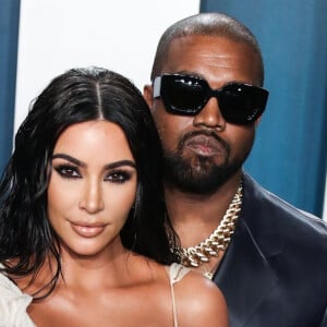 Kim Kardashian West, Kanye West - Photocall de la soirée Vanity Fair en marge de la 92ème cérémonie des Oscars 2020 au Wallis Annenberg Center for the Performing Arts à Los Angeles le 9 février 2020.