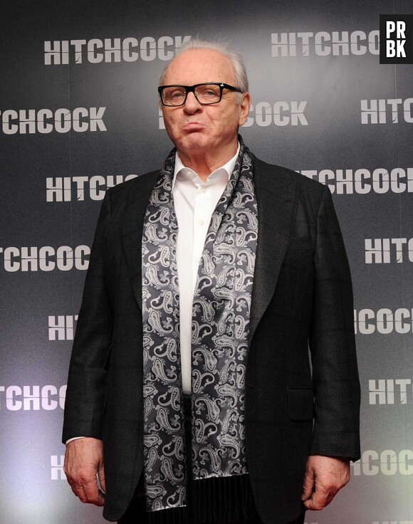 Anthony Hopkins - Premiere du film "Hitchcock" a Londres, le 9 décembre 2012. 