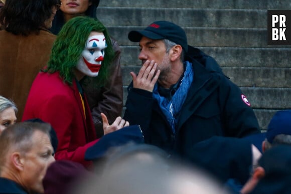 Lady Gaga sur le tournage du film "Joker: Folie à deux" à New York, le 26 mars 2023. 