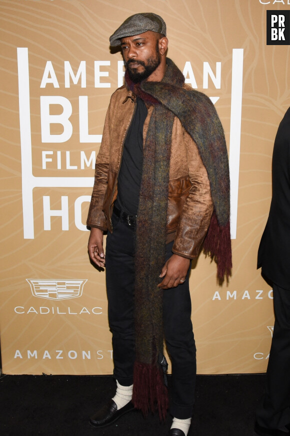 Lakeith Stanfield au photocall de la soirée des "5ème American Black Film Festival Honors" à Los Angeles, le 5 mars 2023. 
