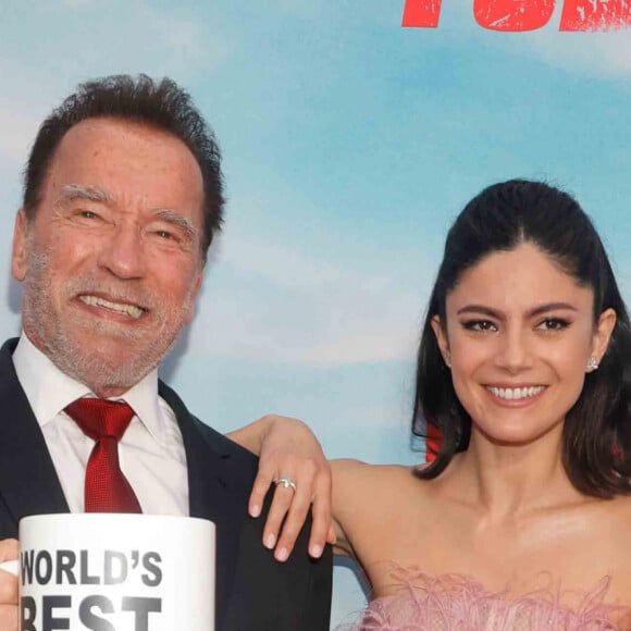 Arnold Schwarzenegger, Monica Barbaro à la première du film "Fubar" à Los Angeles, le 22 mai 2023.