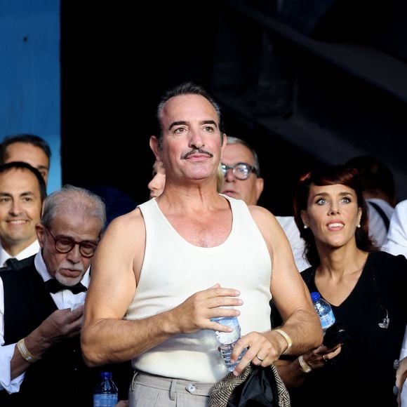 Jean Dujardin, Zaz - Cérémonie d'ouverture de la Coupe du Monde de Rugby France 2023 avant le match de la Poule A entre la France et la Nouvelle-Zélande au Stade de France à Saint-Denis le 8 septembre 2023. © Dominique Jacovides/Bestimage