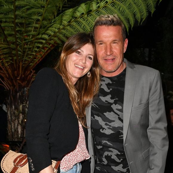 Semi Exclusif - Benjamin Castaldi et femme Vanessa Broussouloux lors de l'anniversaire (trois ans) de l'hôtel Les Jardins du Faubourg à Paris le 9 juin 2022.